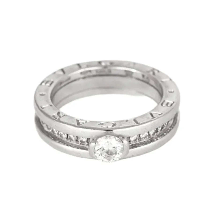 BULGARI - B.Zero1 - Solitaire or blanc et diamants sold by 58 Facettes