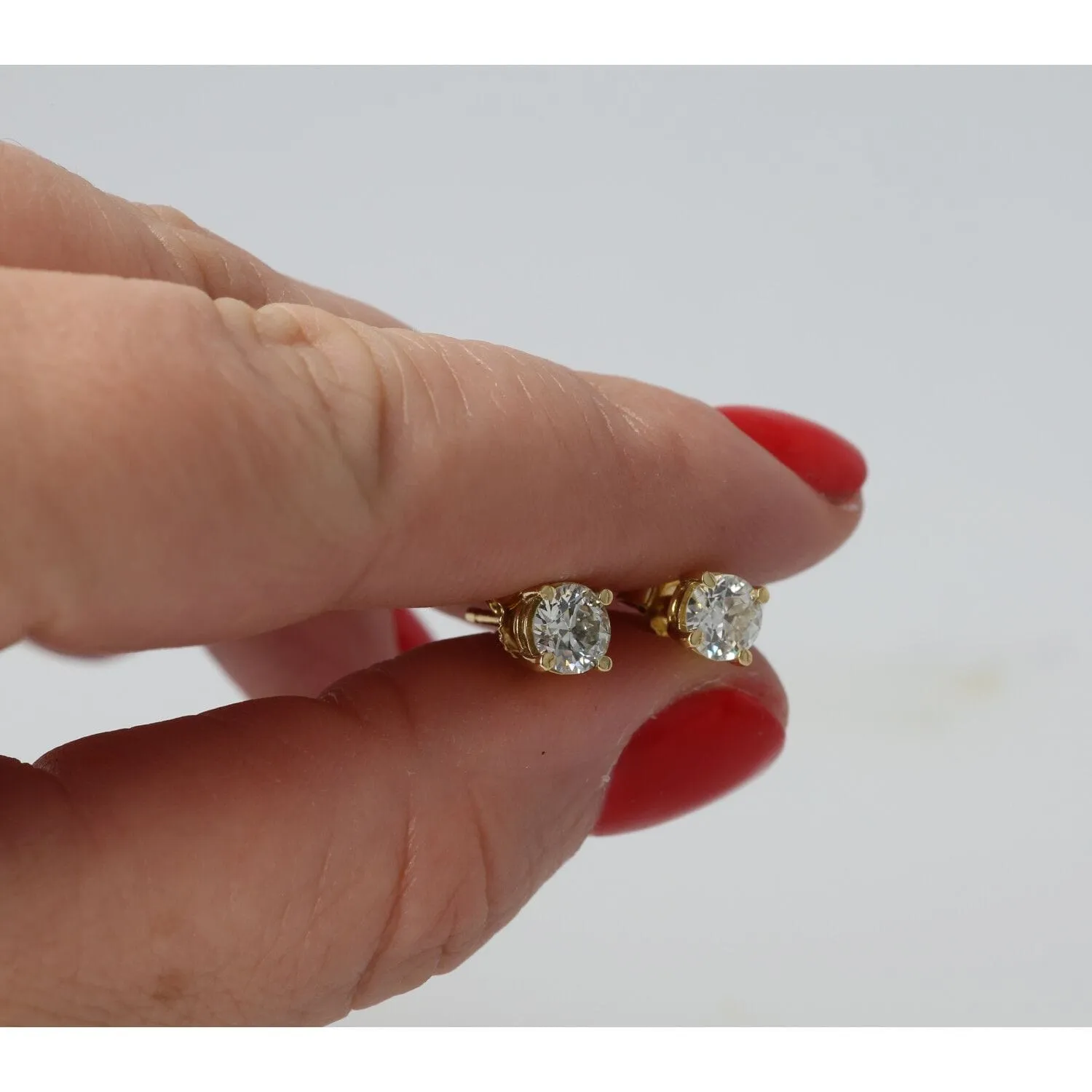 Boucles d'oreilles or et diamants sold by 58 Facettes product image thumbnail 2