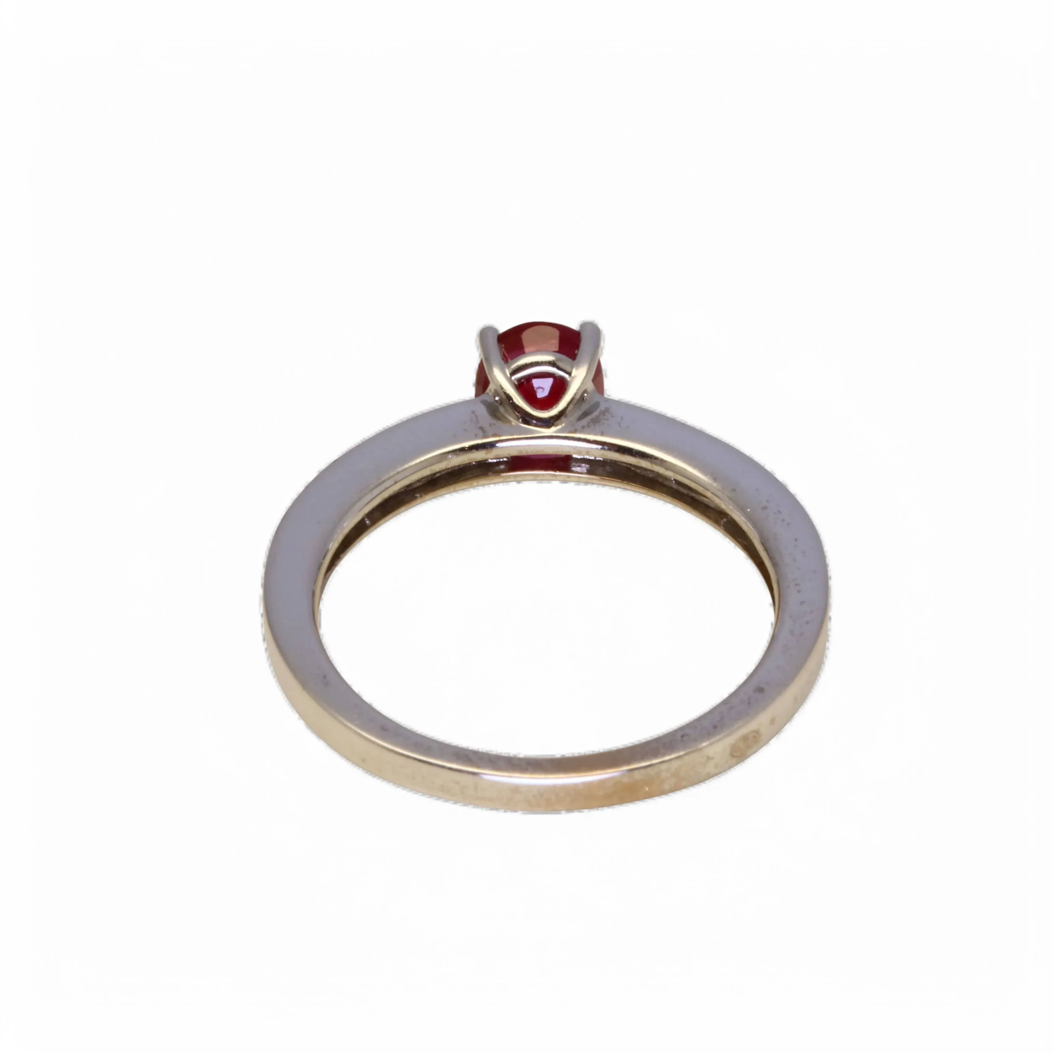 Bague en or blanc rubis et diamants. sold by 58 Facettes product image thumbnail 5