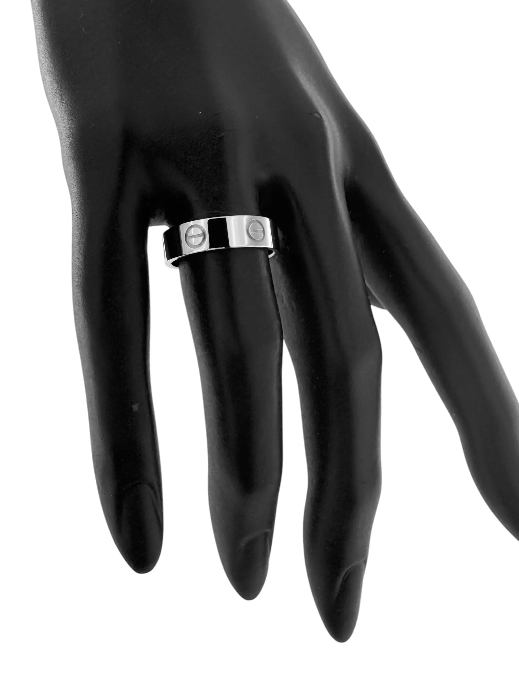 Bague Love de Cartier en Or Blanc size 60 sold by 58 Facettes product image thumbnail 5