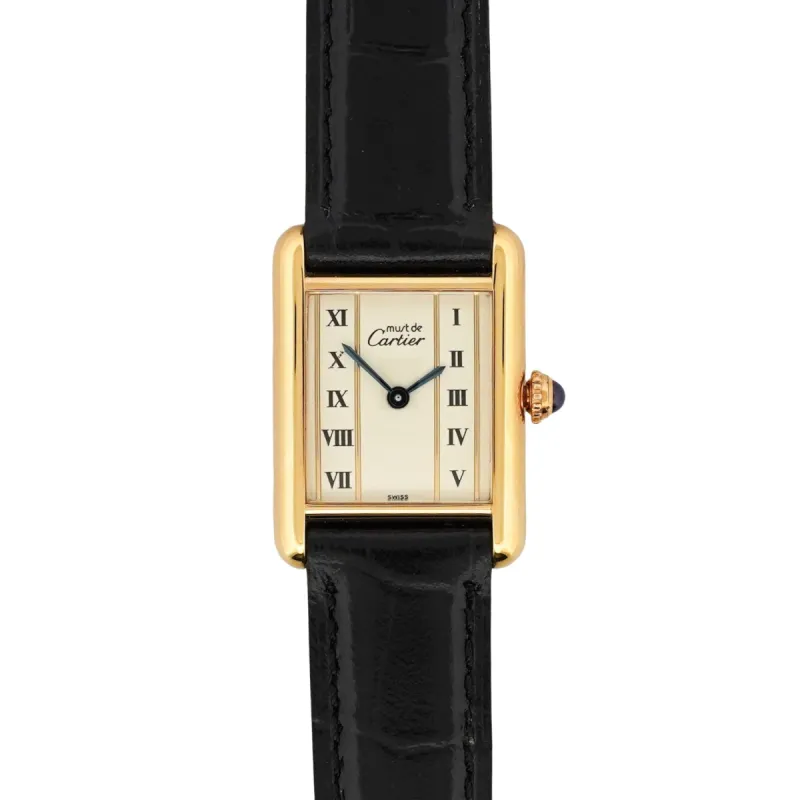 Cartier Tank Must - Cadran Colonne Ivoire - SM sold by 58 Facettes
