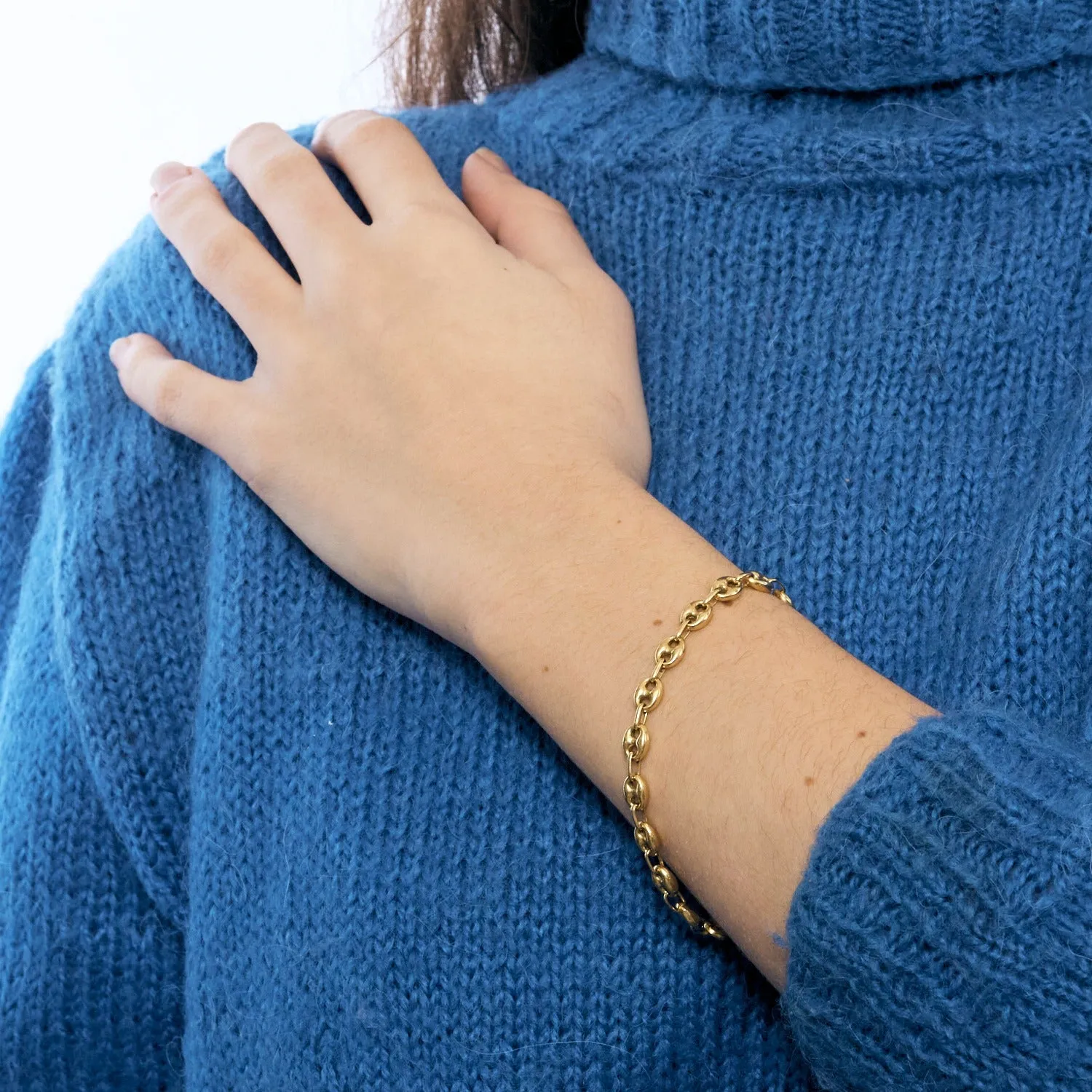 Bracelet grain de café, or jaune sold by 58 Facettes product image thumbnail 2