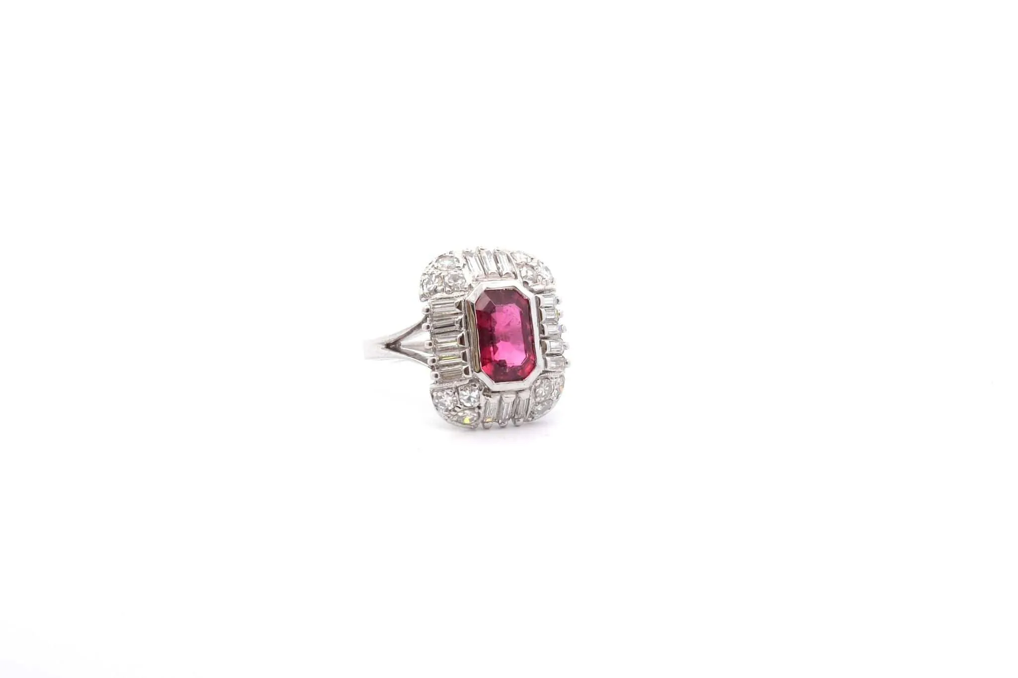 Bague vintage tourmaline et diamants sold by 58 Facettes product image thumbnail 4