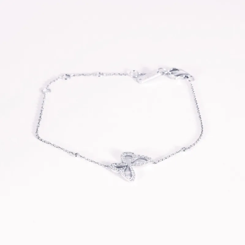 MESSIKA -Bracelet Butterfly or blanc et diamants sold by 58 Facettes