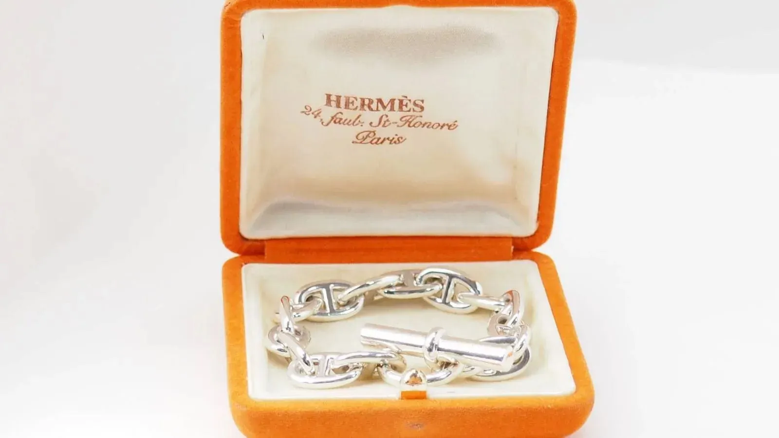 Hermès - Bracelet Vintage Chaîne d'Ancre Argent sold by 58 Facettes product image thumbnail 2