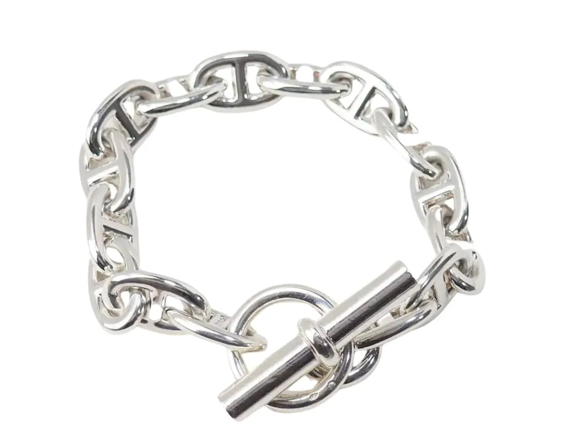 Hermès - Bracelet Vintage Chaîne d'Ancre Argent sold by 58 Facettes