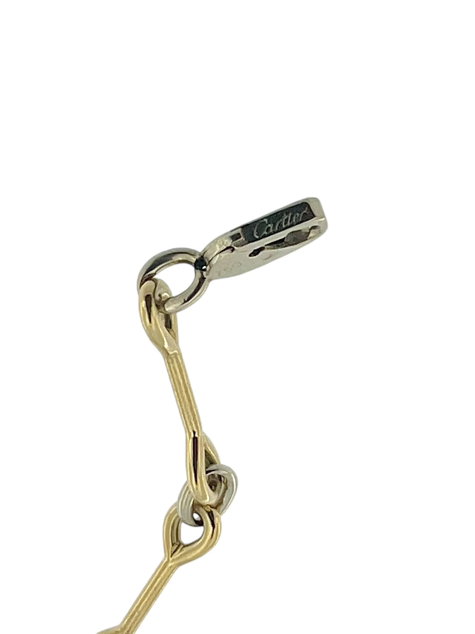 Cartier - Bracelet Vintage en or jaune et blanc sold by 58 Facettes product image thumbnail 4