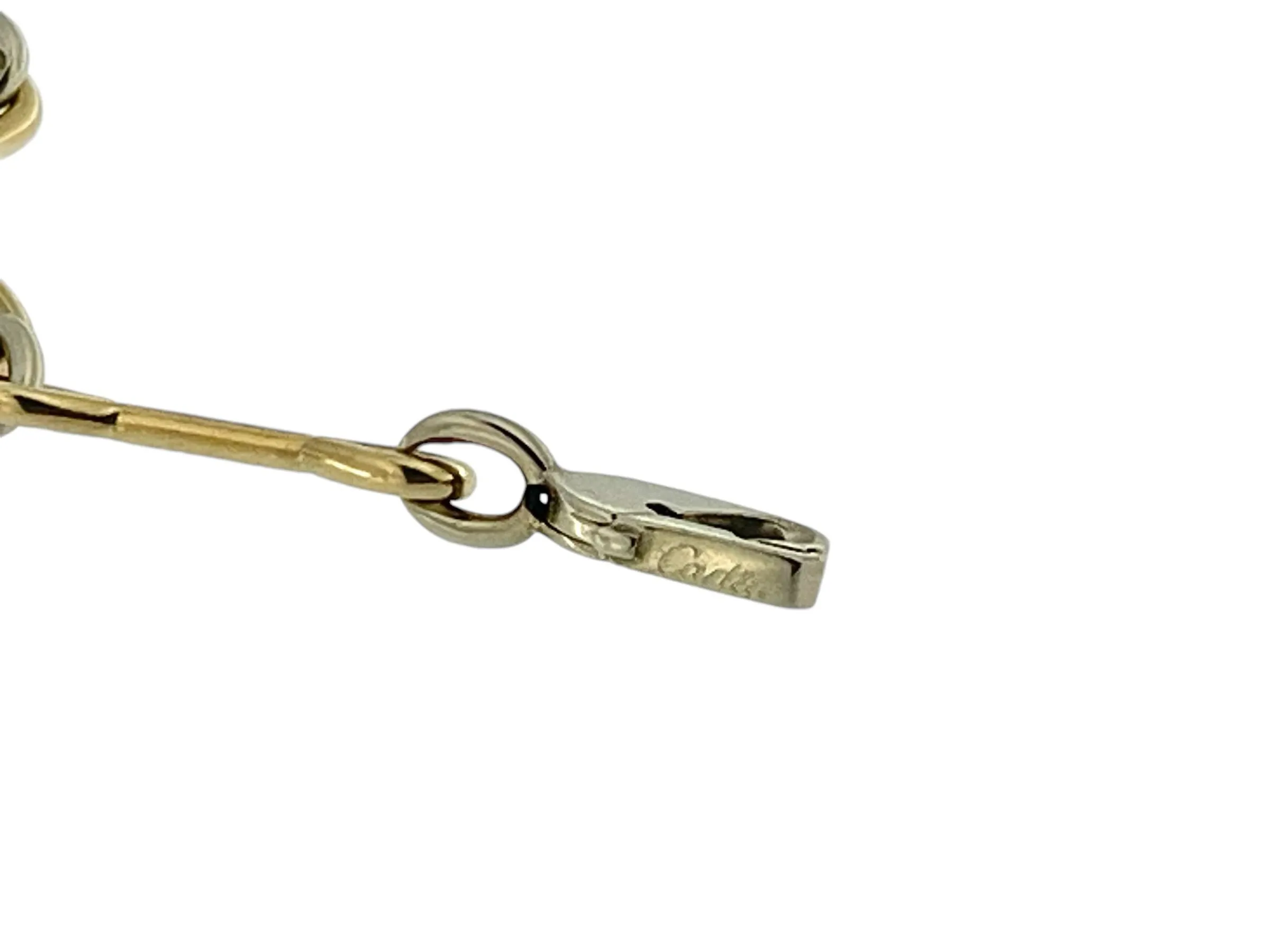 Cartier - Bracelet Vintage en or jaune et blanc sold by 58 Facettes product image thumbnail 5