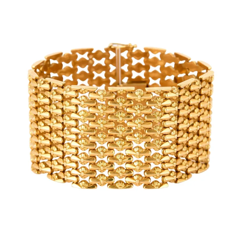 Bracelet manchette vintage sold by 58 Facettes