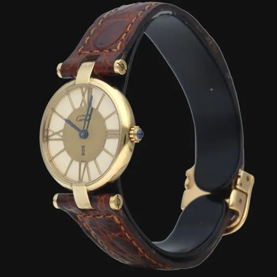 Cartier Montre Must De Cartier Vermeil sold by 58 Facettes product image thumbnail 3