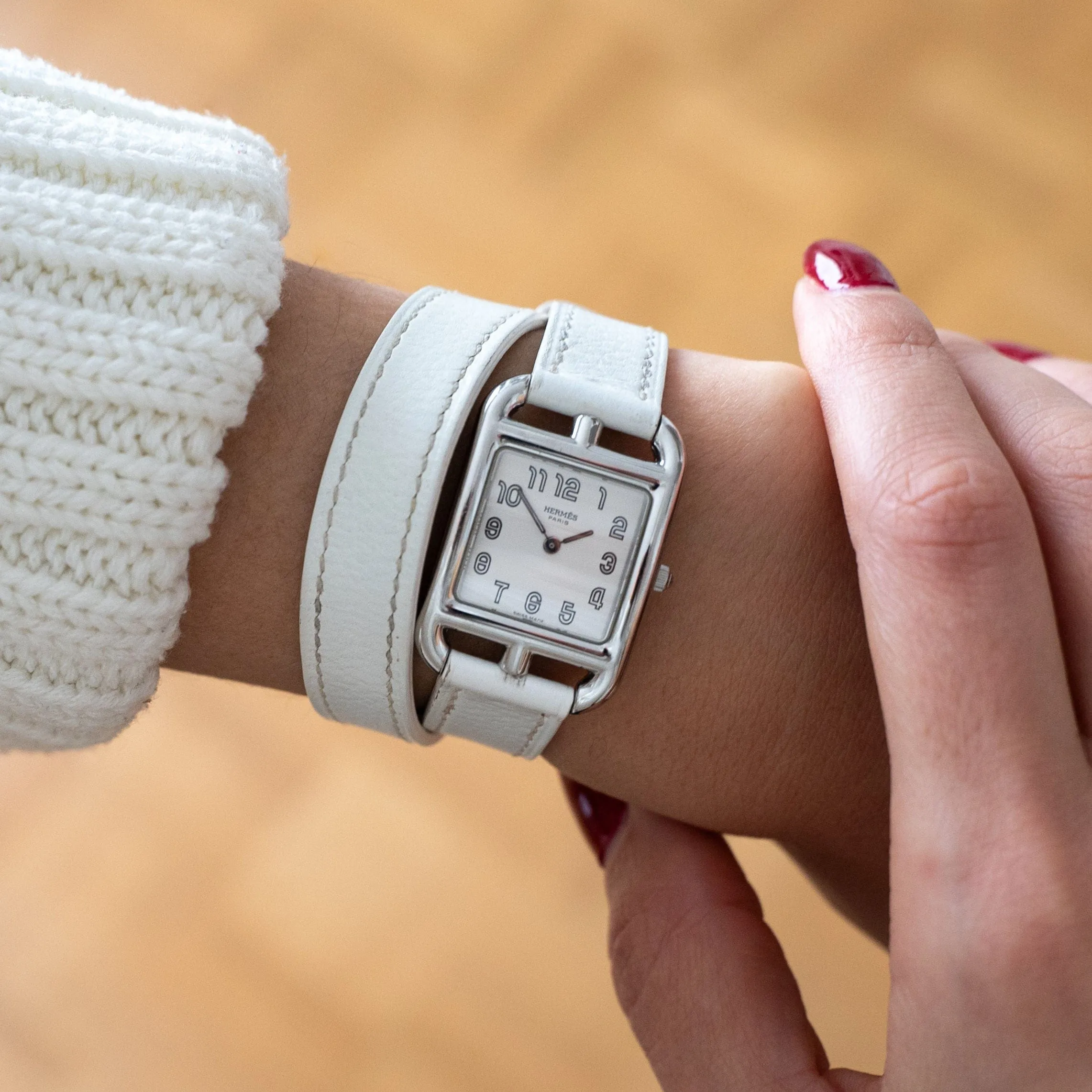 Hermès Cape Cod - Silver arab dial - SM sold by 58 Facettes product image thumbnail 2