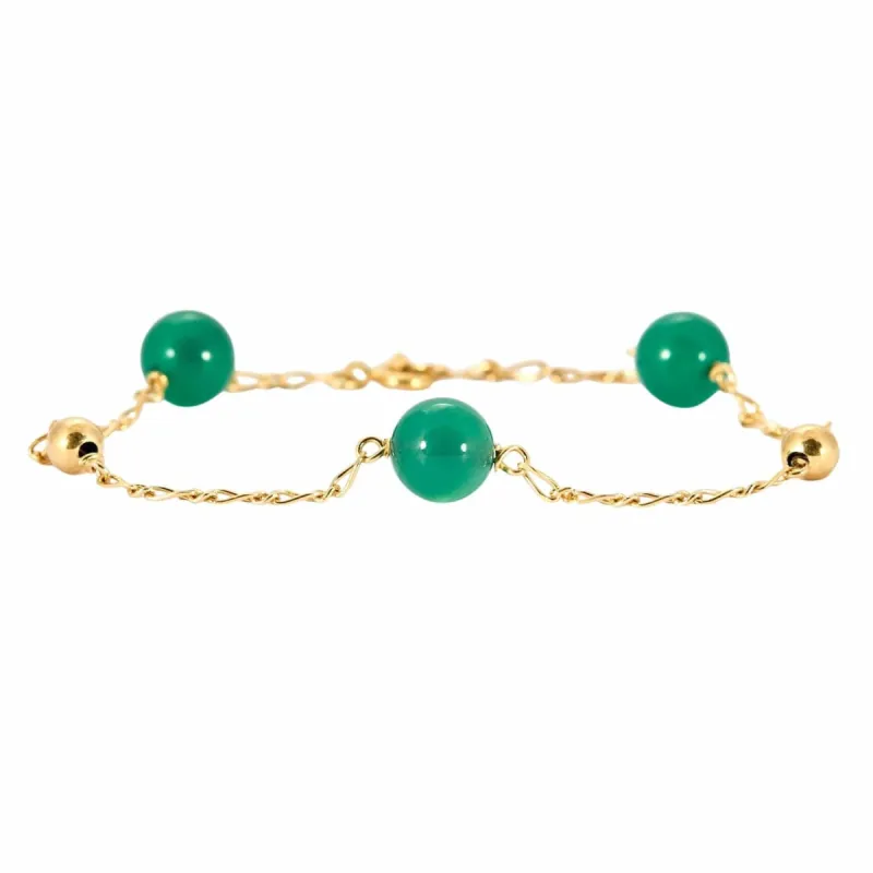 Bracelet or jaune Chrysoprase sold by 58 Facettes