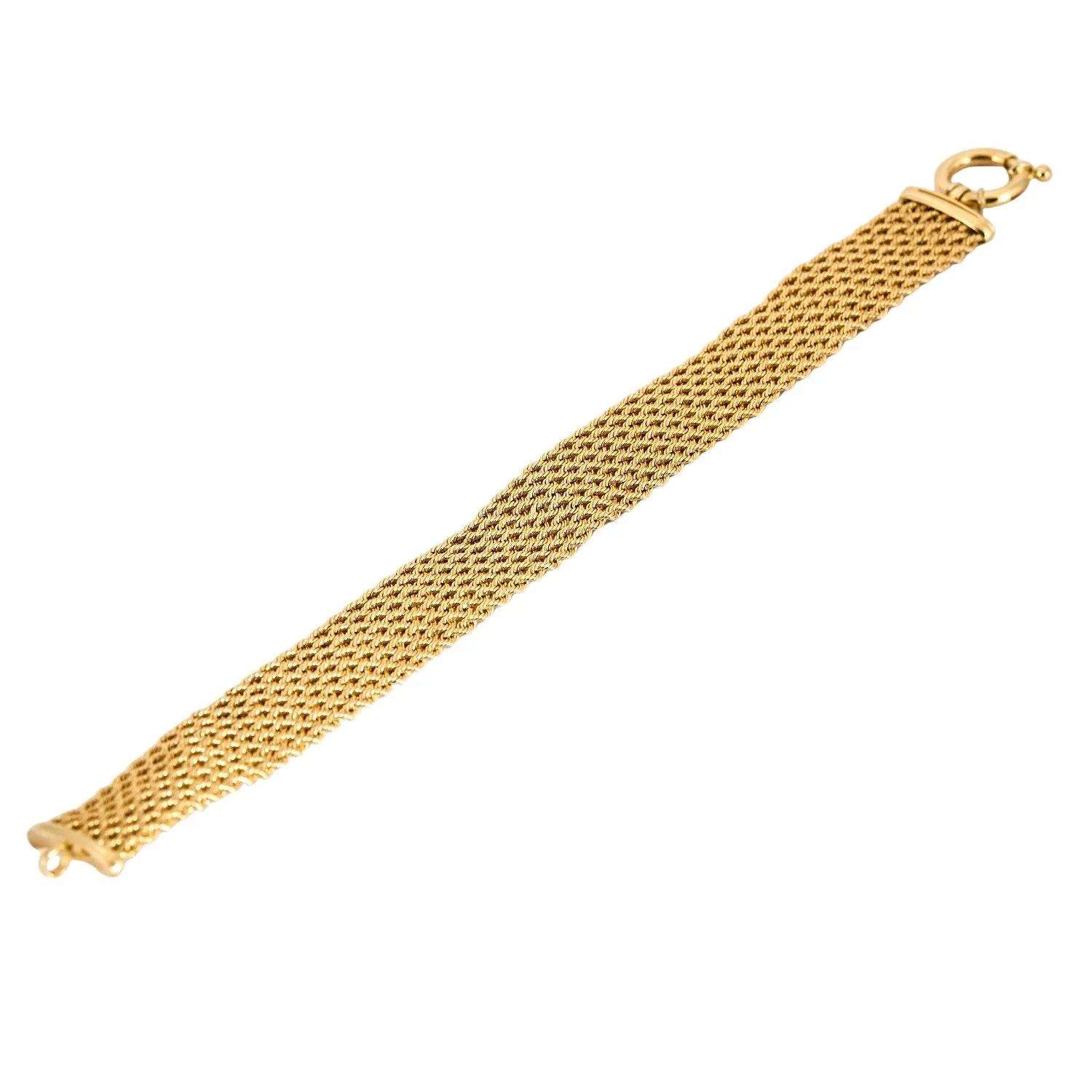 Bracelet Paillasson or jaune sold by 58 Facettes