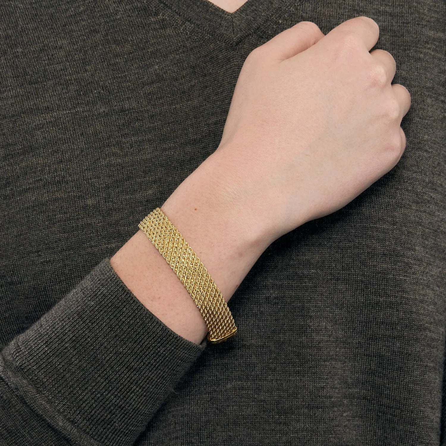 Bracelet Paillasson or jaune sold by 58 Facettes product image thumbnail 2