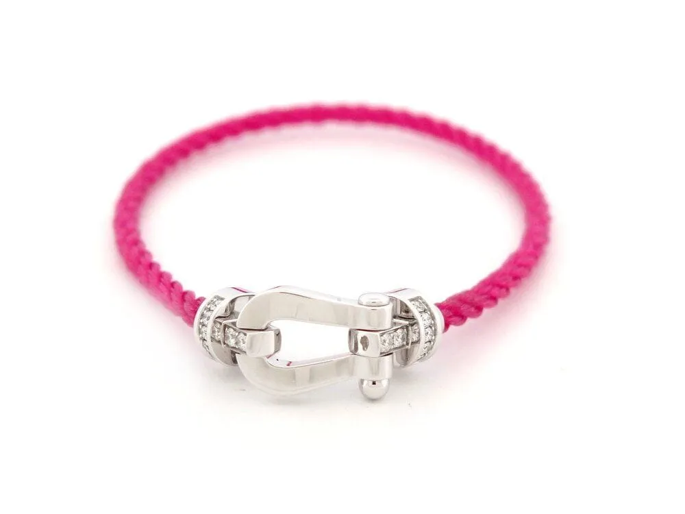 bracelet FRED force 10 mm manille gb0076 or 18 carats 14 diamants sold by 58 Facettes product image thumbnail 2