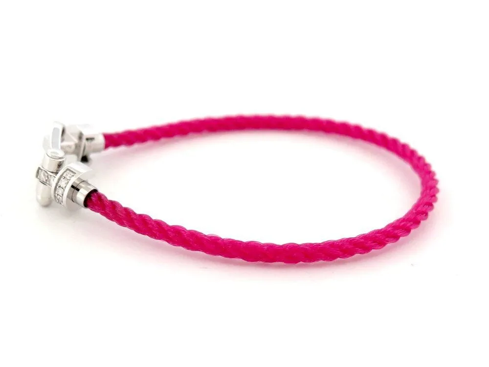 bracelet FRED force 10 mm manille gb0076 or 18 carats 14 diamants sold by 58 Facettes product image thumbnail 3