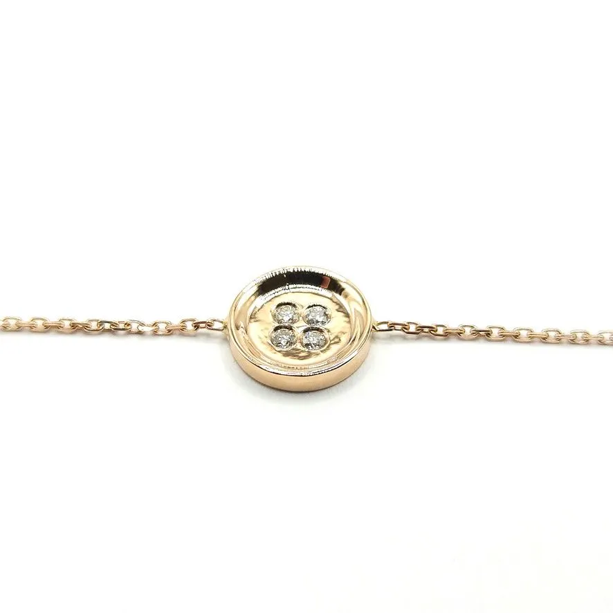 Bracelet or rose diamants signé Ely Bela sold by 58 Facettes product image thumbnail 4