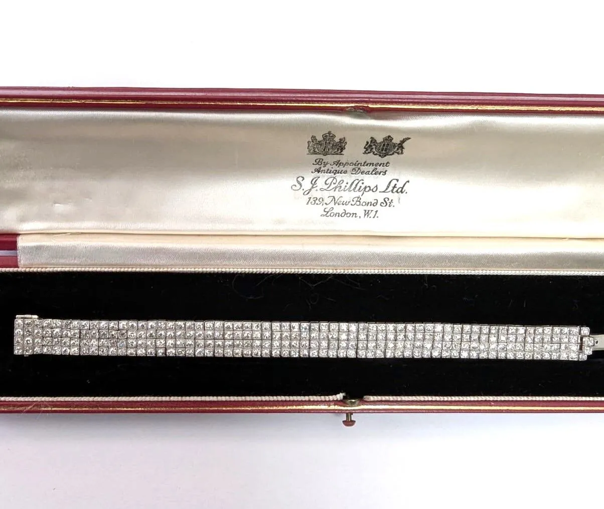 Bracelet en platine avec diamants sold by 58 Facettes product image thumbnail 4