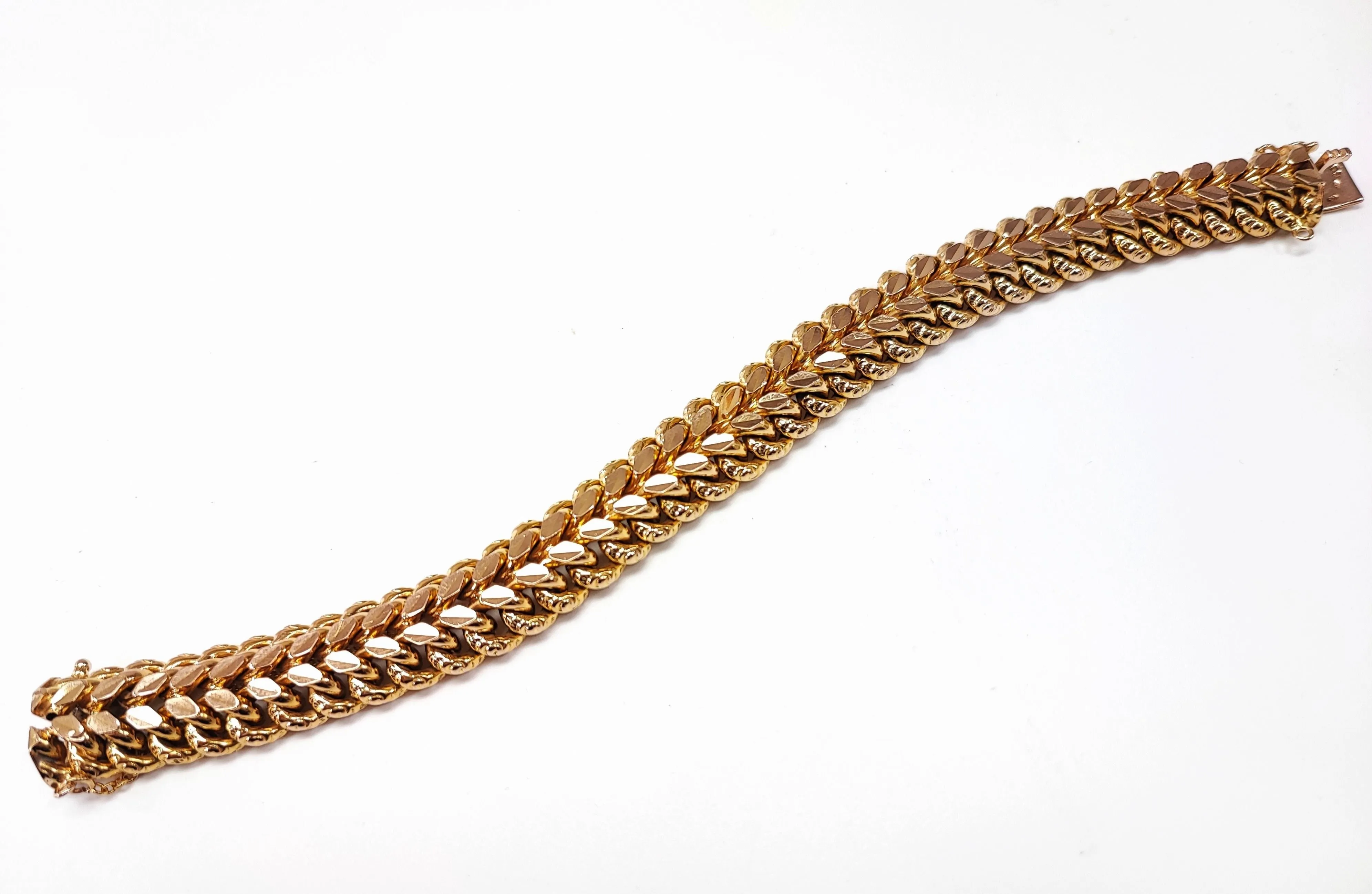 Bracelet or jaune maille américaine sold by 58 Facettes product image thumbnail 3