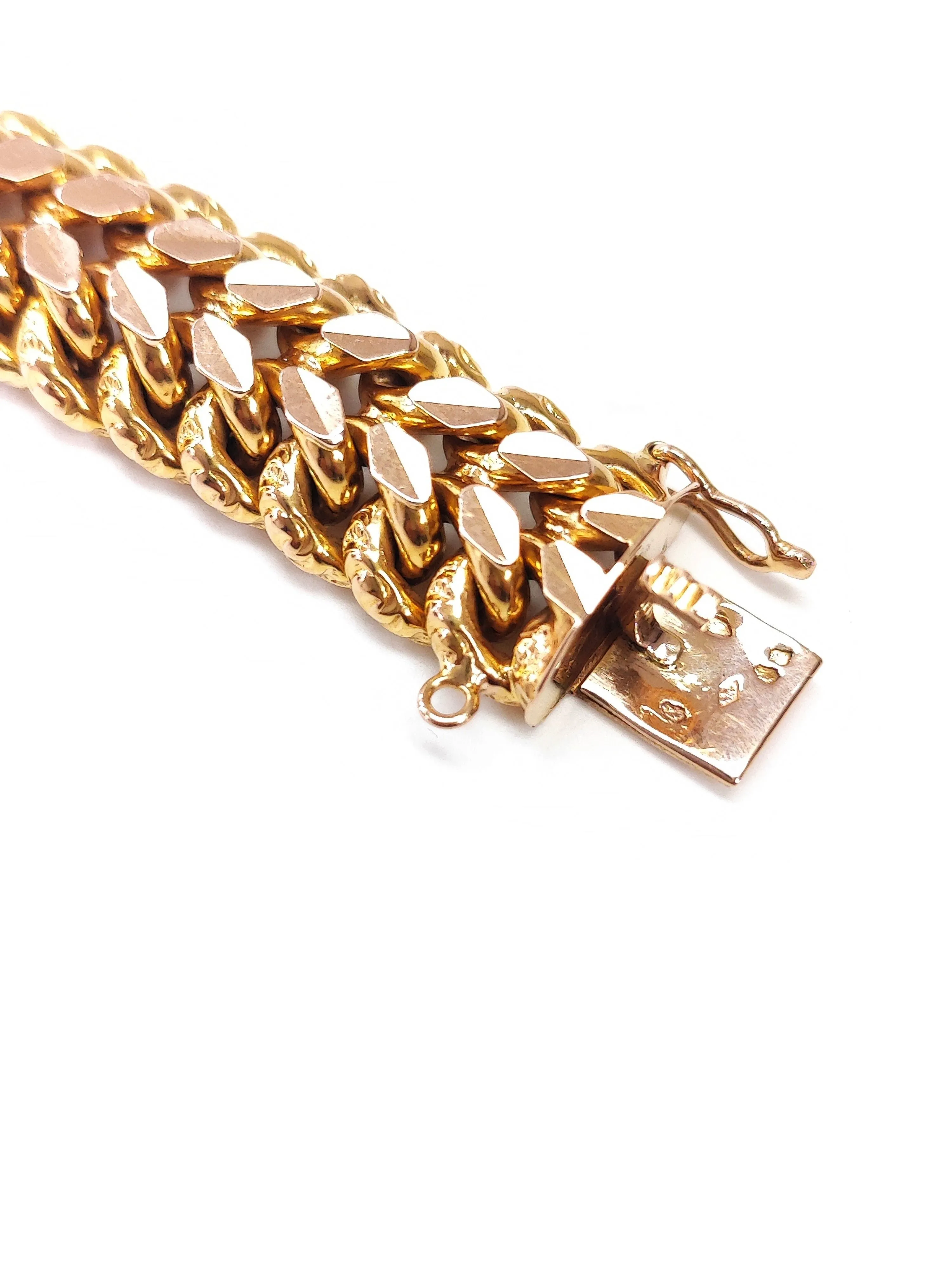 Bracelet or jaune maille américaine sold by 58 Facettes product image thumbnail 4