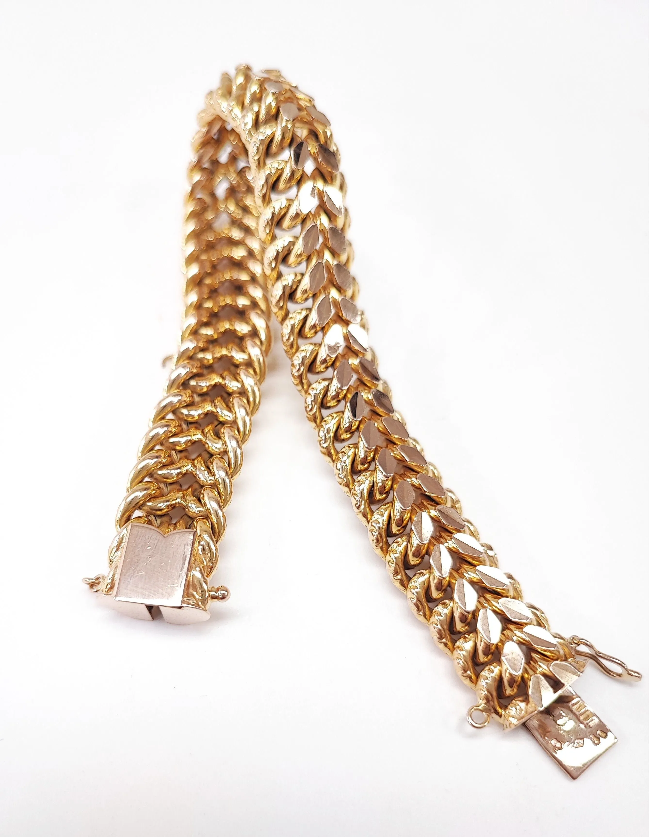 Bracelet or jaune maille américaine sold by 58 Facettes product image thumbnail 5