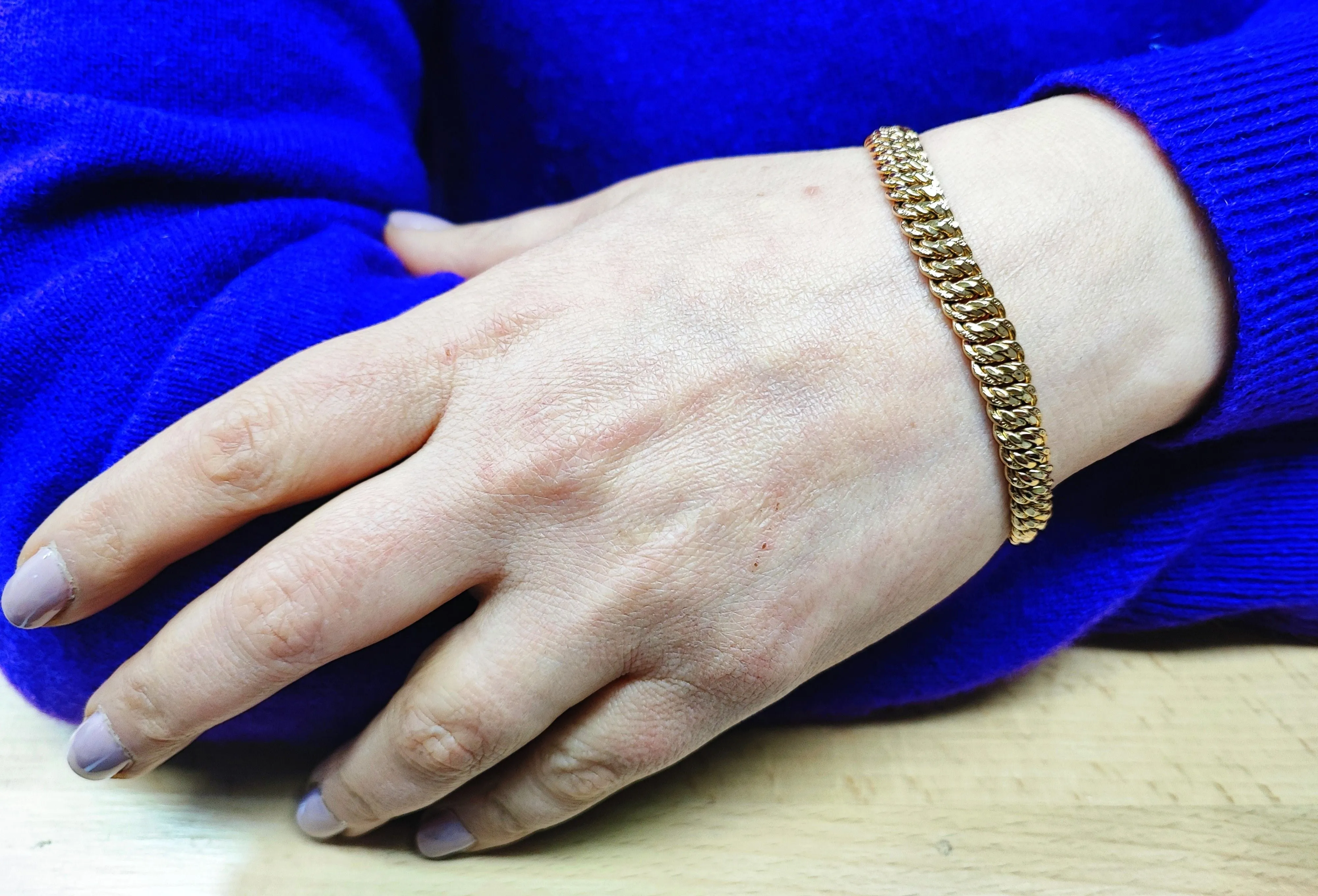 Bracelet maille américaine sold by 58 Facettes product image thumbnail 2