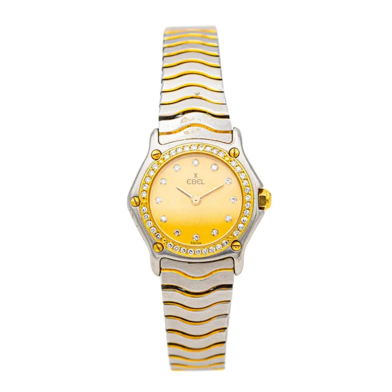 Ebel Montre  Acier, Or jaune Diamant sold by 58 Facettes