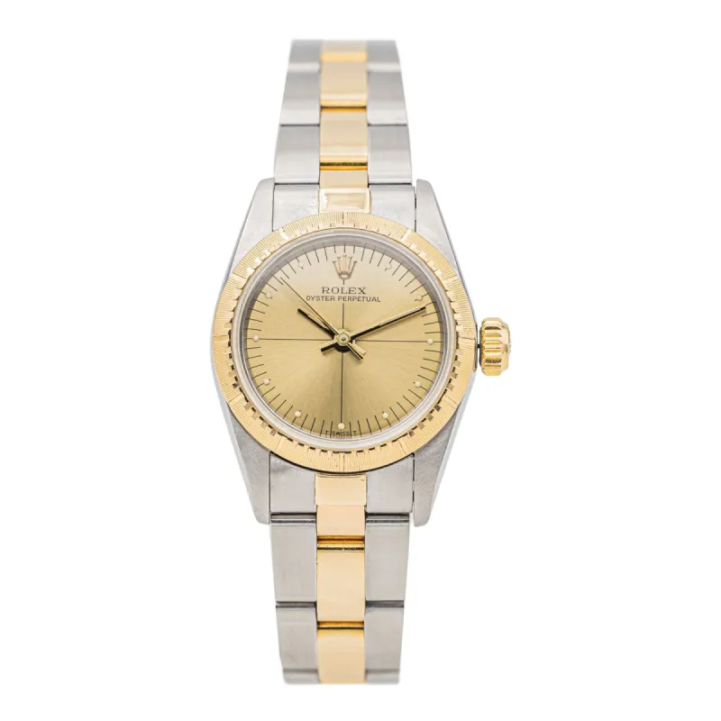 Rolex Montre Oyster perpetual Acier, Or jaune sold by 58 Facettes