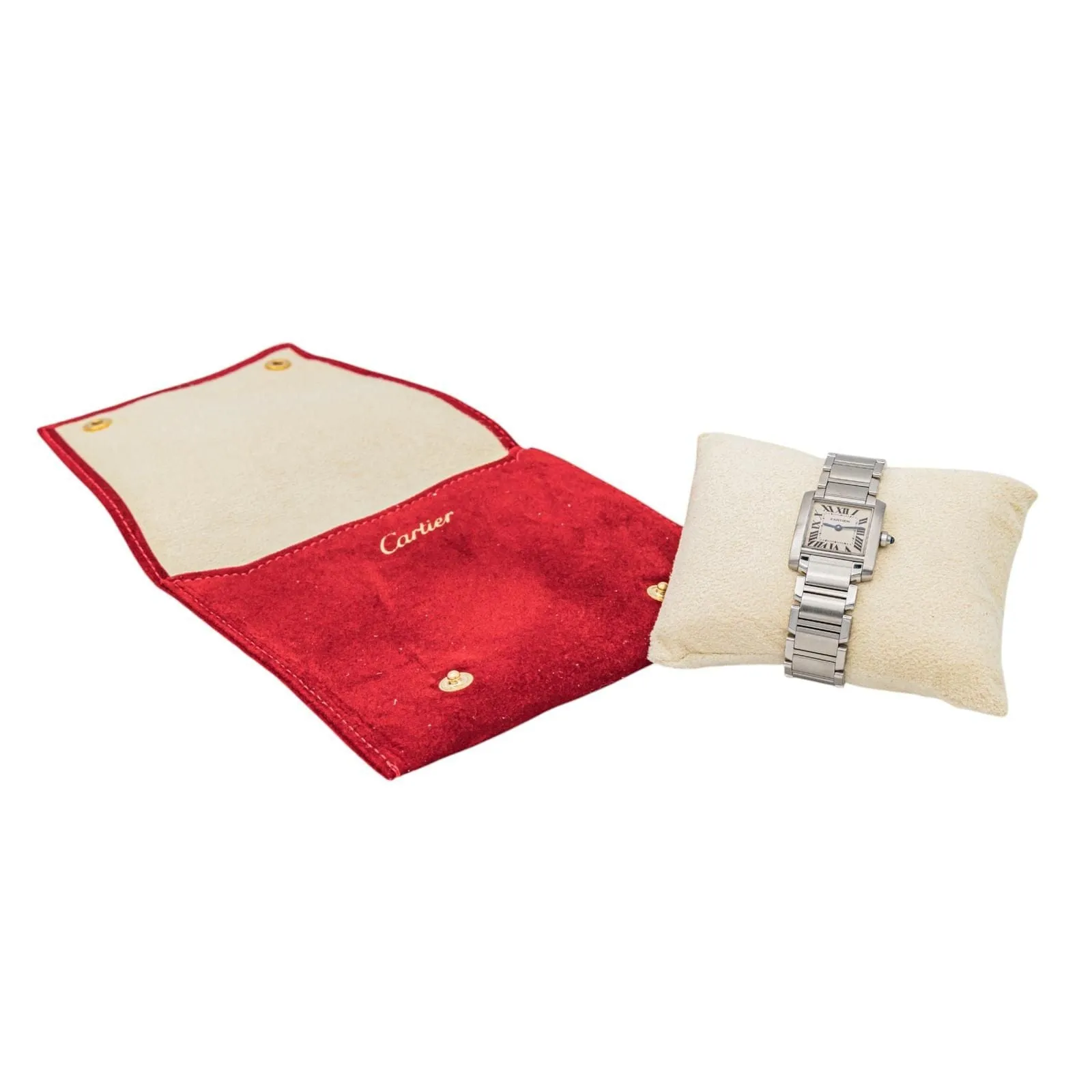 Cartier Montre Tank Acier sold by 58 Facettes product image thumbnail 3