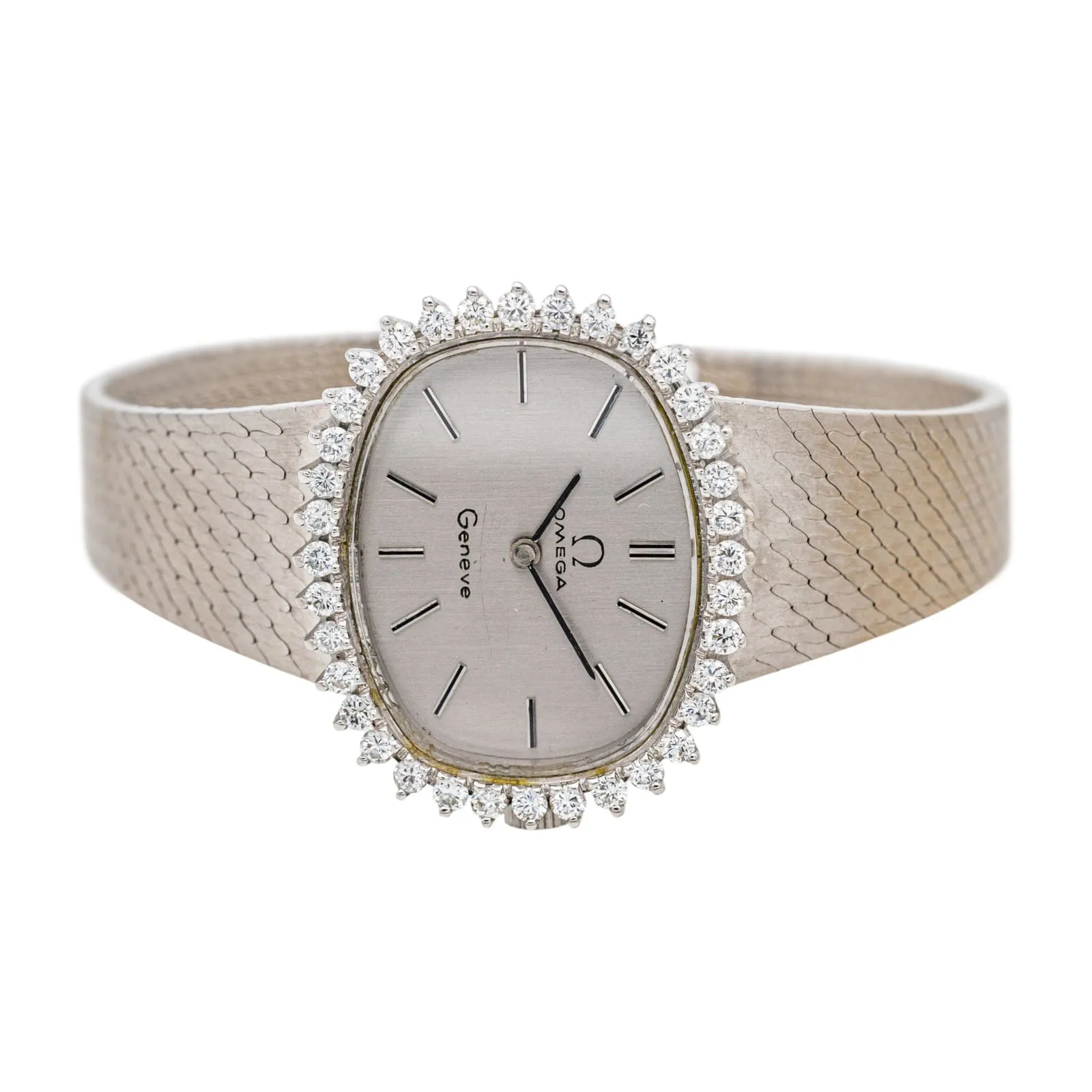 Omega Montre De Ville Or blanc Diamant sold by 58 Facettes product image thumbnail 3