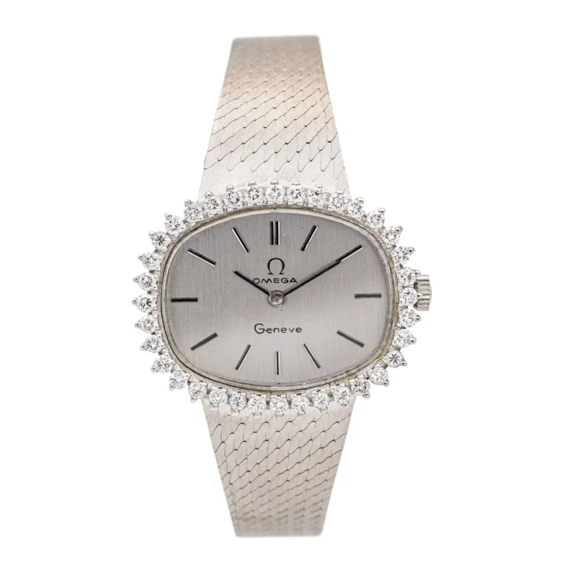 Omega Montre De Ville Or blanc Diamant sold by 58 Facettes