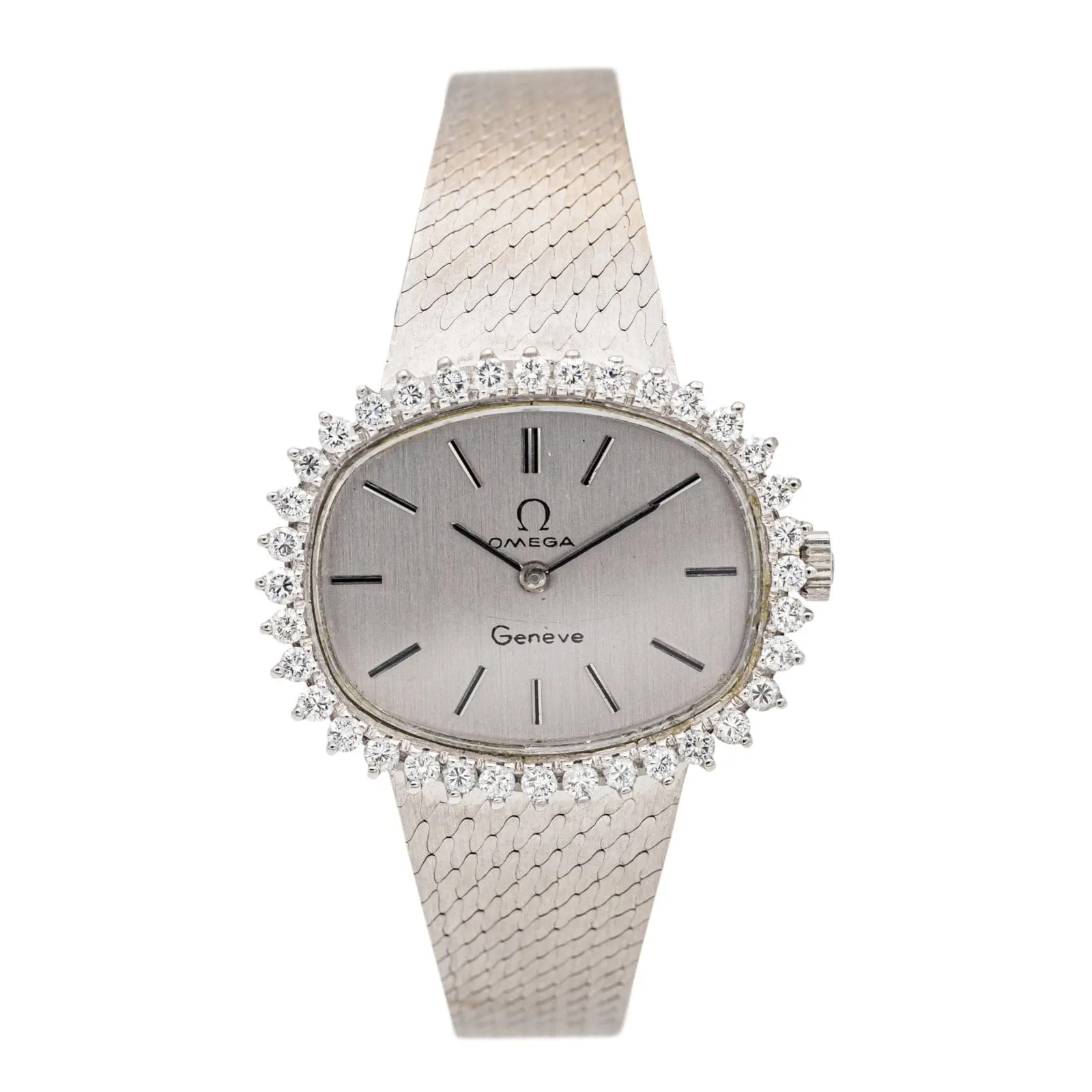 Omega Montre De Ville Or blanc Diamant sold by 58 Facettes