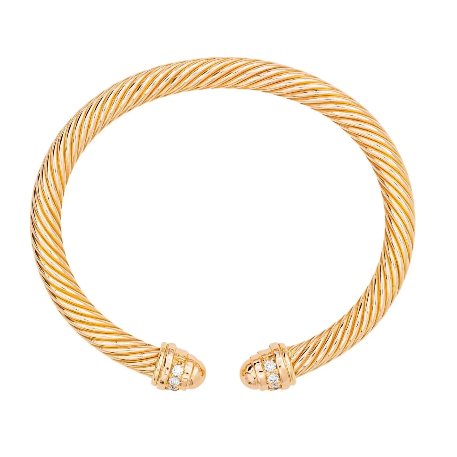 Bracelet Jonc Or rose Diamant sold by 58 Facettes product image thumbnail 3