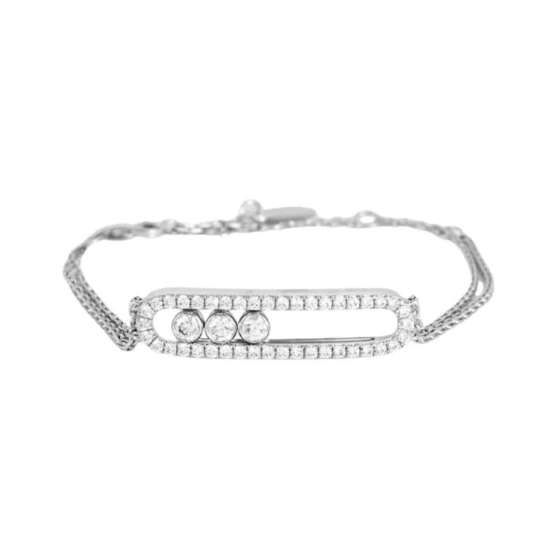 MESSIKA - Move - Bracelet or blanc et diamants sold by 58 Facettes
