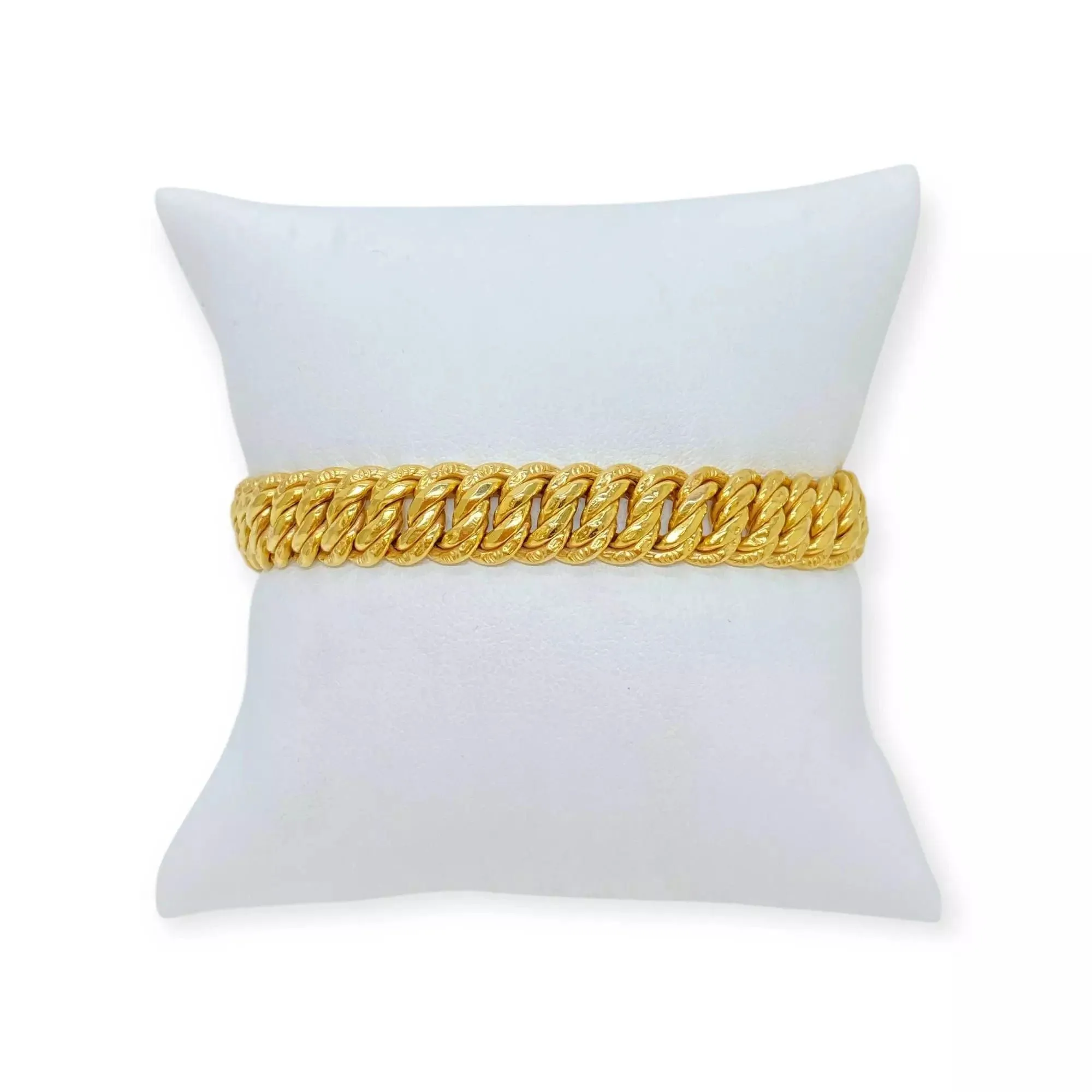 Bracelet or jaune maille américaine sold by 58 Facettes product image thumbnail 3
