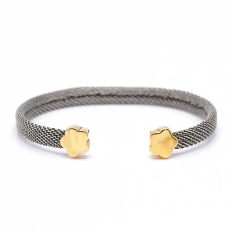 Bracelet TOUS MESH d'occasion en acier et or 18 carats sold by 58 Facettes