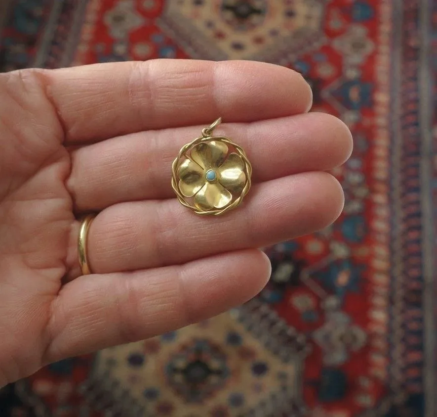 Pendentif vintage chance trèfle sold by 58 Facettes product image thumbnail 3