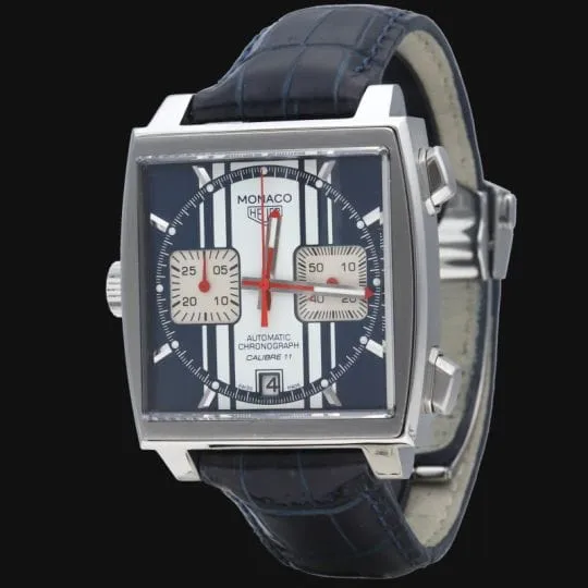 Montre Tag Heuer Monaco Chronographe Calibre 11 Steve McQueen sold by 58 Facettes product image thumbnail 2