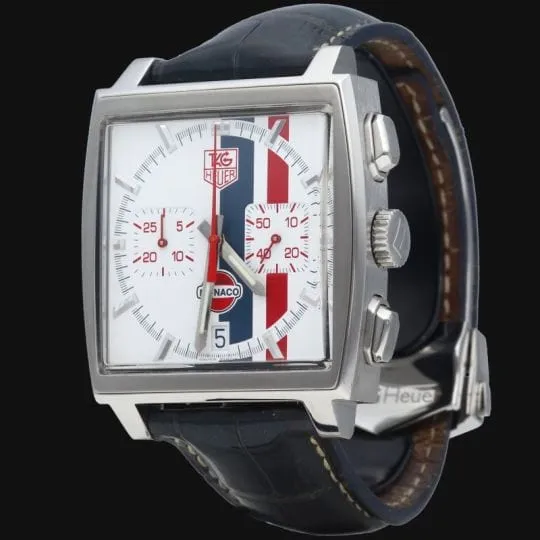 Tag Heuer Montre Monaco Chronograph Gulf Edition Limitee sold by 58 Facettes product image thumbnail 2