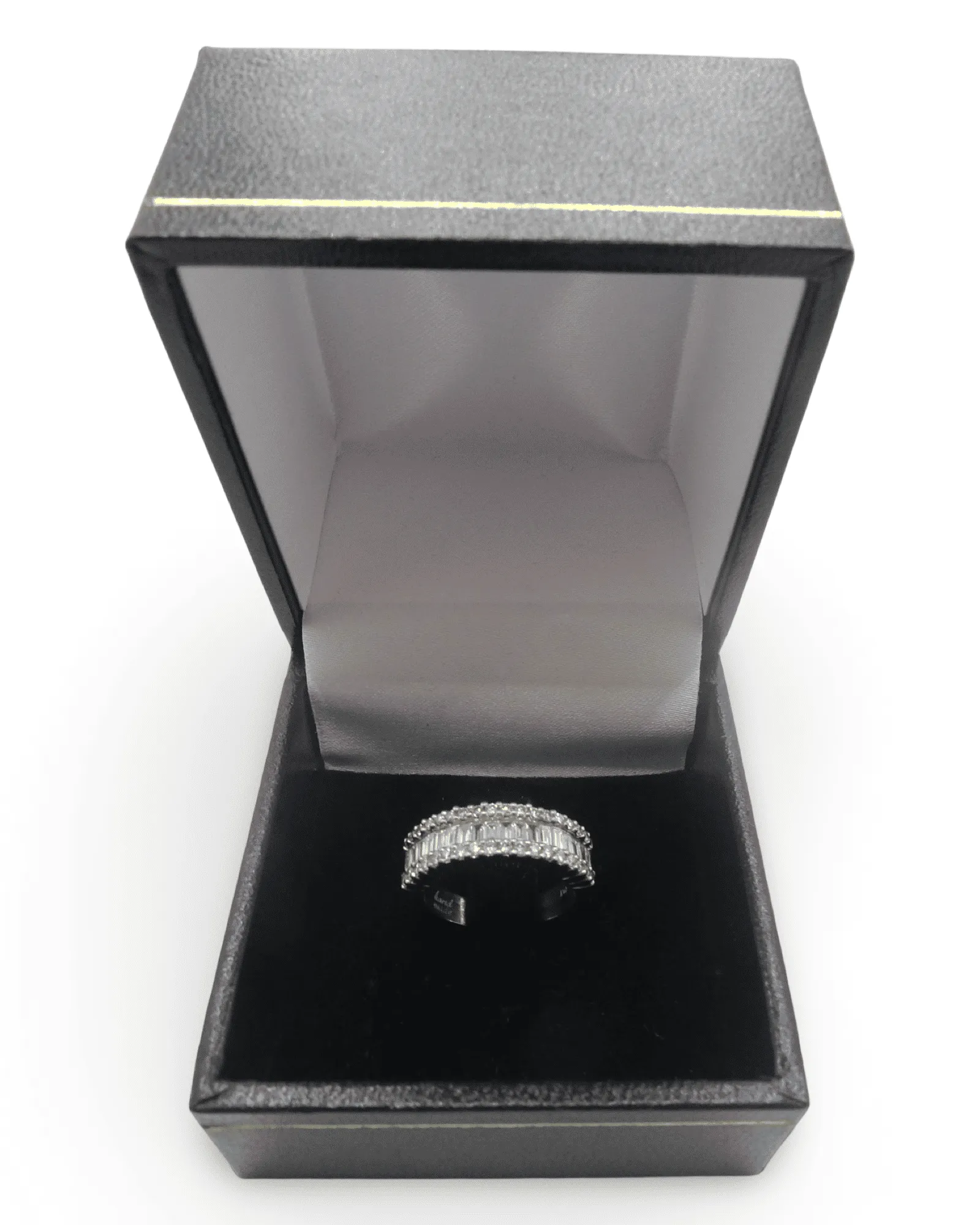 Bague or blanc et diamants 1 ct sold by 58 Facettes product image thumbnail 4