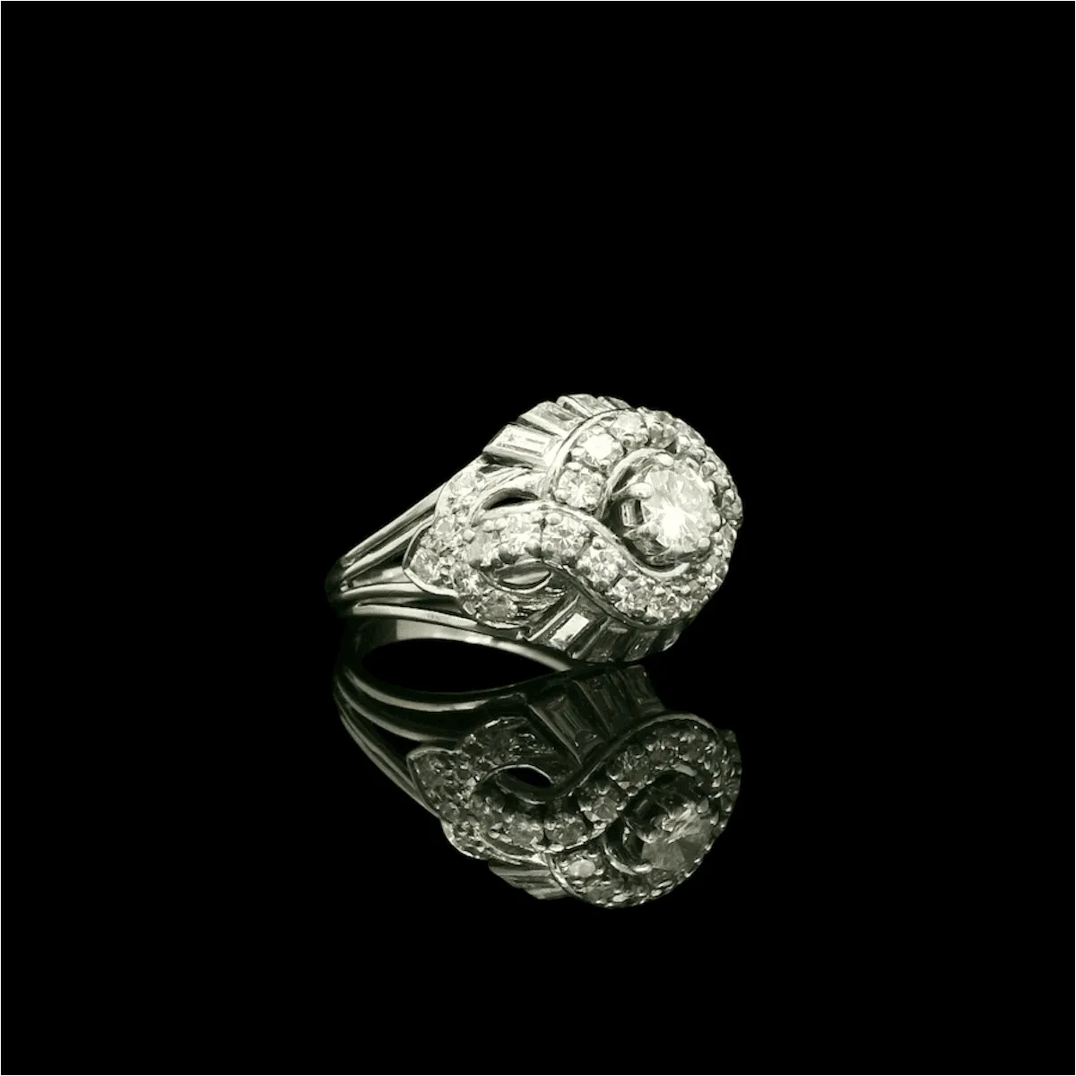 Bague en diamant vers 1970 sold by 58 Facettes product image thumbnail 3
