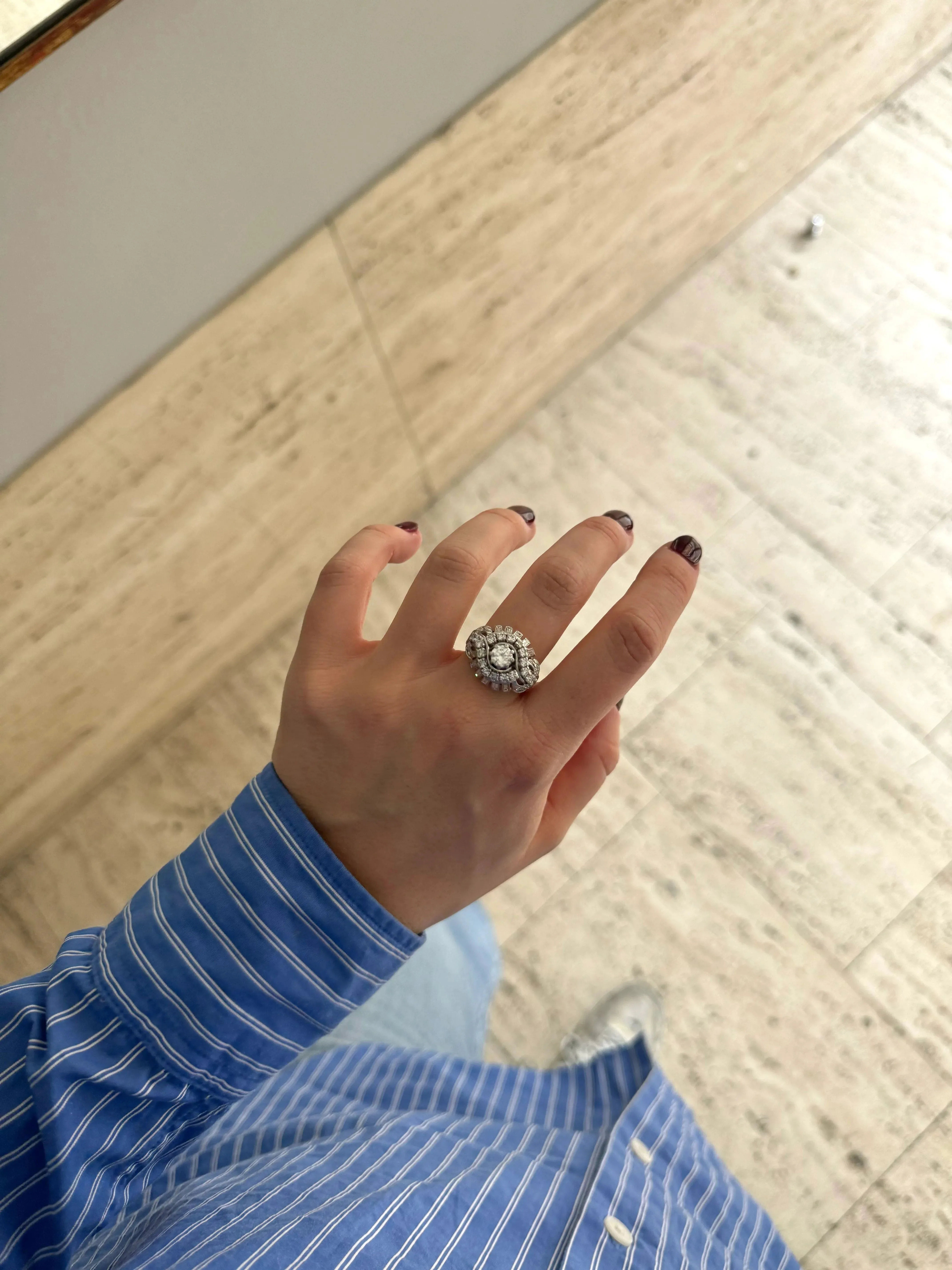 Bague en diamant vers 1970 sold by 58 Facettes product image thumbnail 4