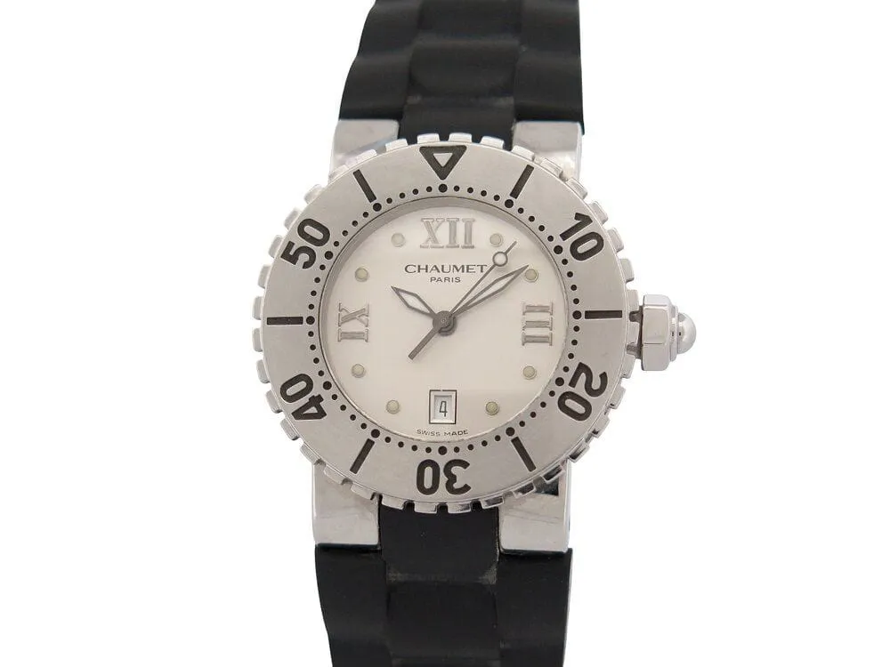 montre CHAUMET class one 33 mm quartz w17222-33c acier + 6 bracelets sold by 58 Facettes product image thumbnail 2