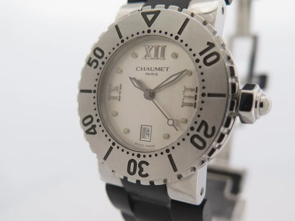 montre CHAUMET class one 33 mm quartz w17222-33c acier + 6 bracelets sold by 58 Facettes product image thumbnail 3