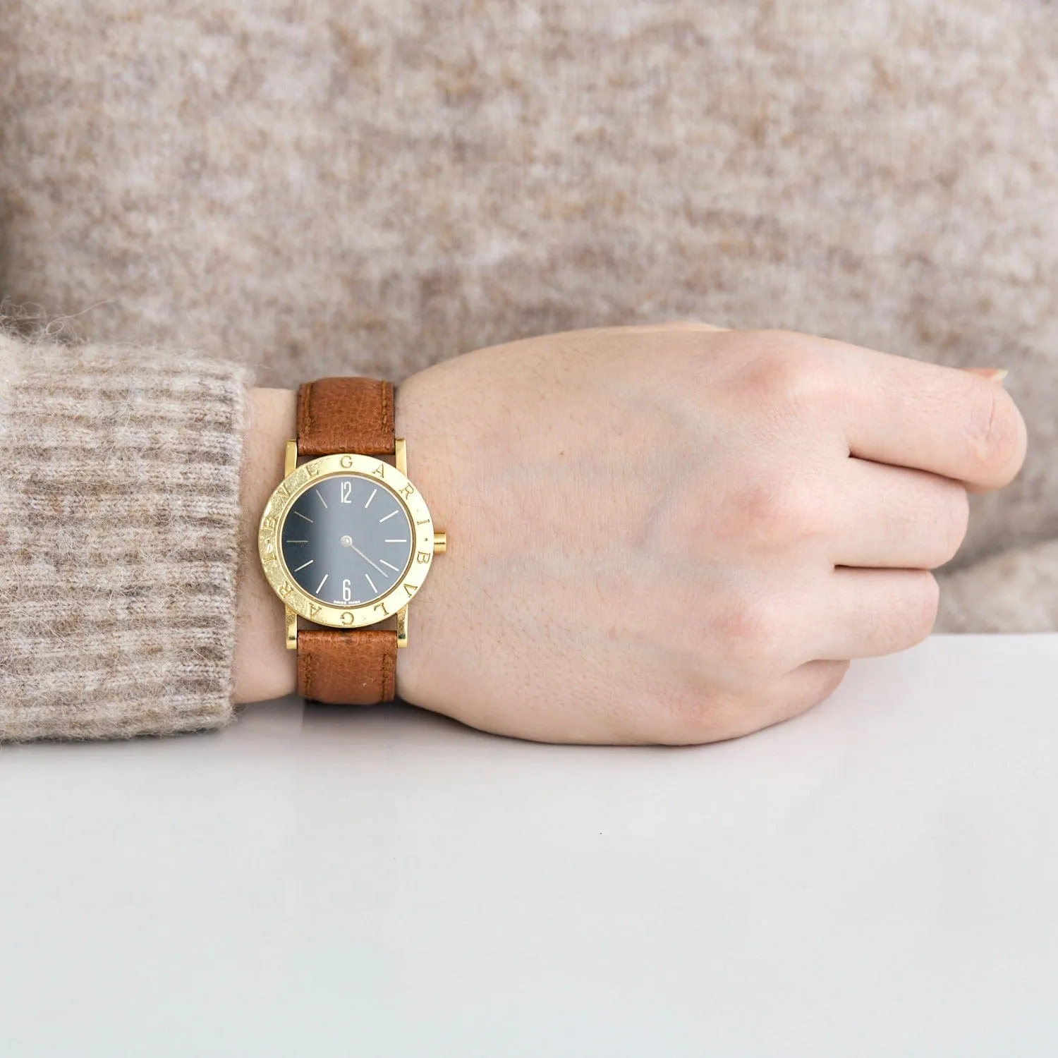 BULGARI- Montre vintage en or jaune sold by 58 Facettes product image thumbnail 2