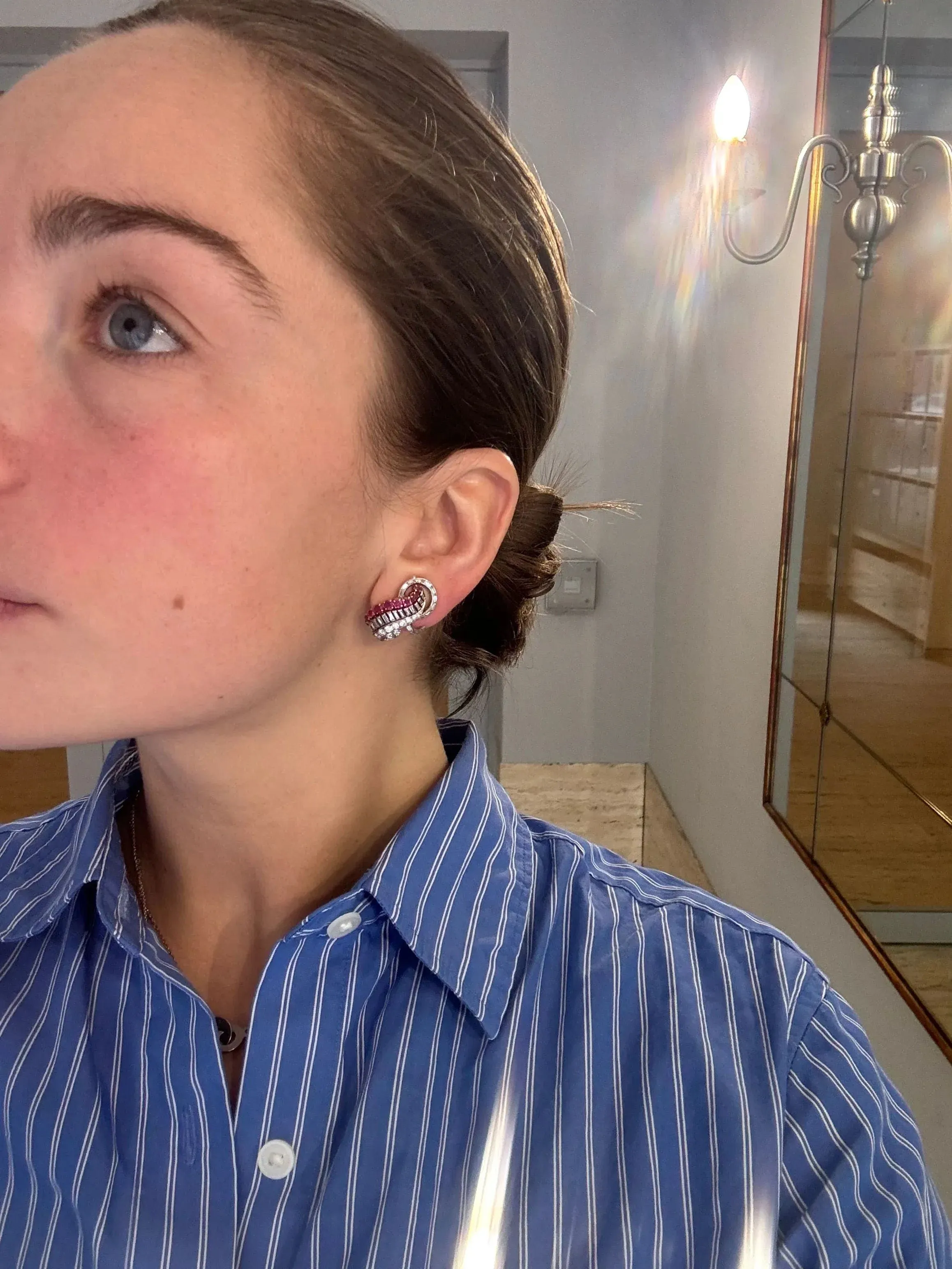 Ensemble diamant et rubis vers 1970 sold by 58 Facettes product image thumbnail 3