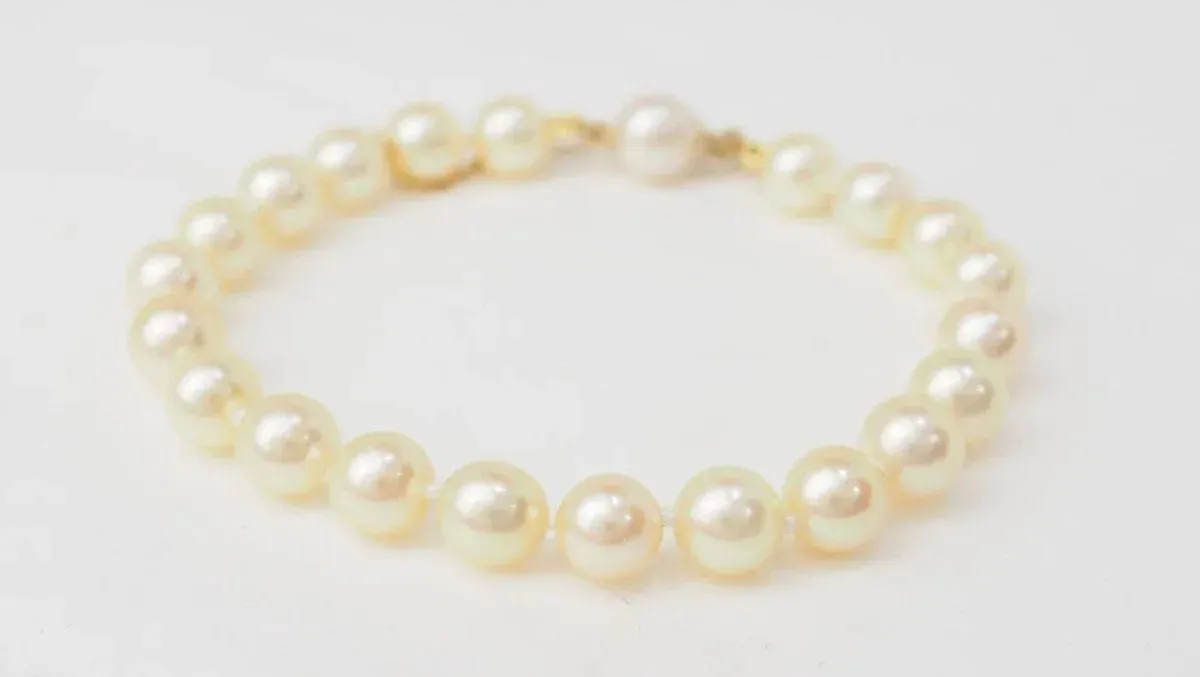Bracelet En Or Jaune Et Perles De Culture sold by 58 Facettes product image thumbnail 3