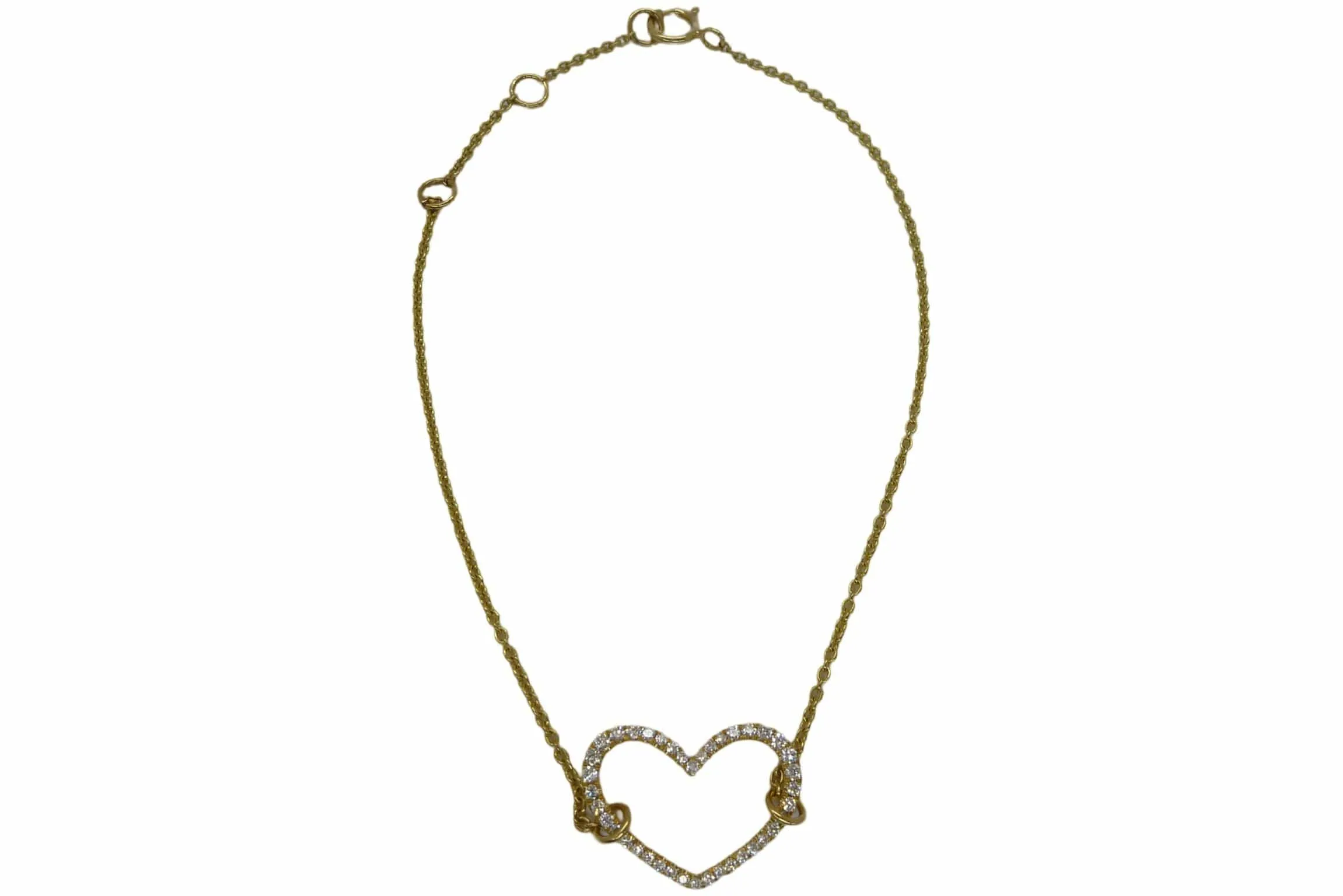 Bracelet pendentif coeur or jaune sold by 58 Facettes product image thumbnail 2