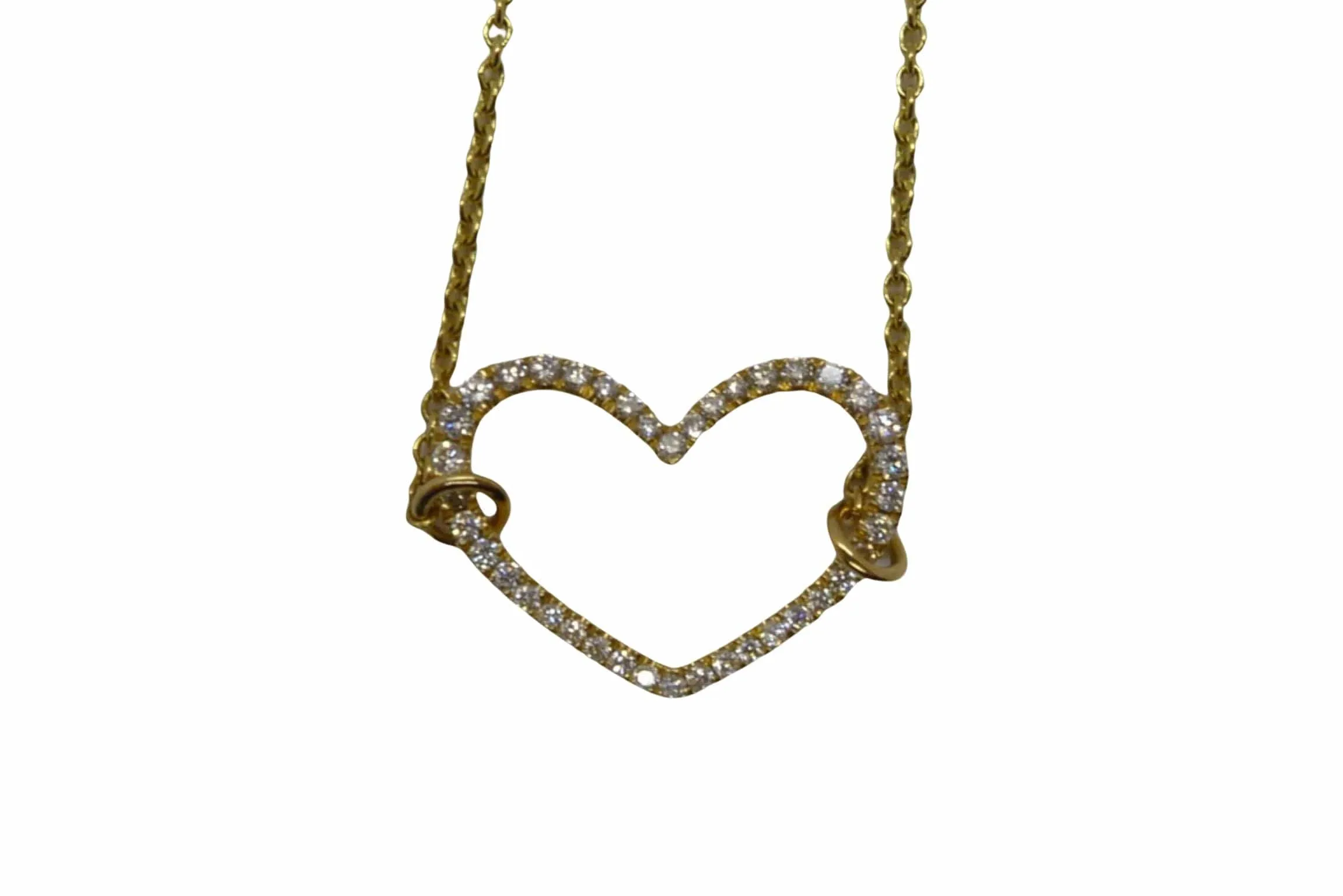 Bracelet pendentif coeur or jaune sold by 58 Facettes