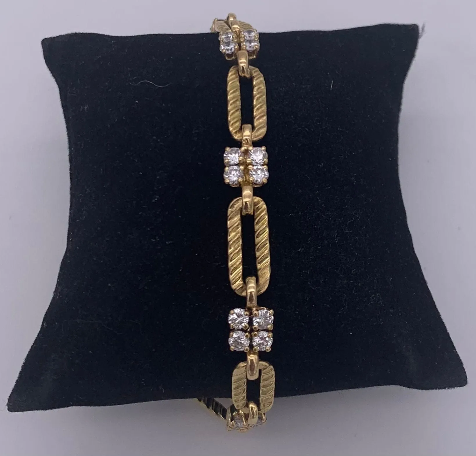 Bracelet or jaune et diamants sold by 58 Facettes product image thumbnail 2